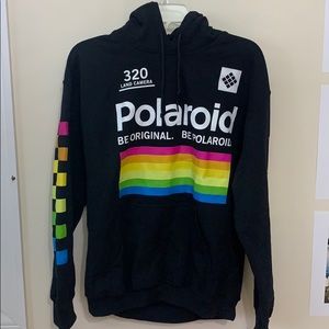black polaroid sweatshirt
